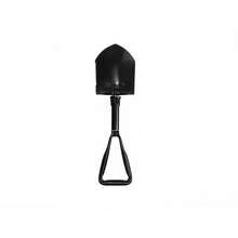 Pala Plegable Multifuncional de Acero con 3 Modos de Plegado, Herramienta de Excavación Portátil para Camping, Senderismo, Jardinería y Vehículo - Negro - Ver 11