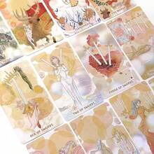 Tarot Card Deck Set, 80Pcs English Tarot Cards, High-Quality Beginner Tarot Deck, Easy To Use For New Learners, Spirituality Board Game, Meditation Gift For Tarot Lovers - Multicolor - View 3