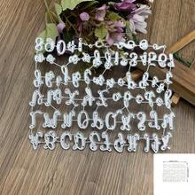 小寫 26 個字母金屬切割模版，適用於 DIY 相簿、禮品盒、紙卡、賀卡－剪貼簿切割與壓花 - DX566 - 查看 3
