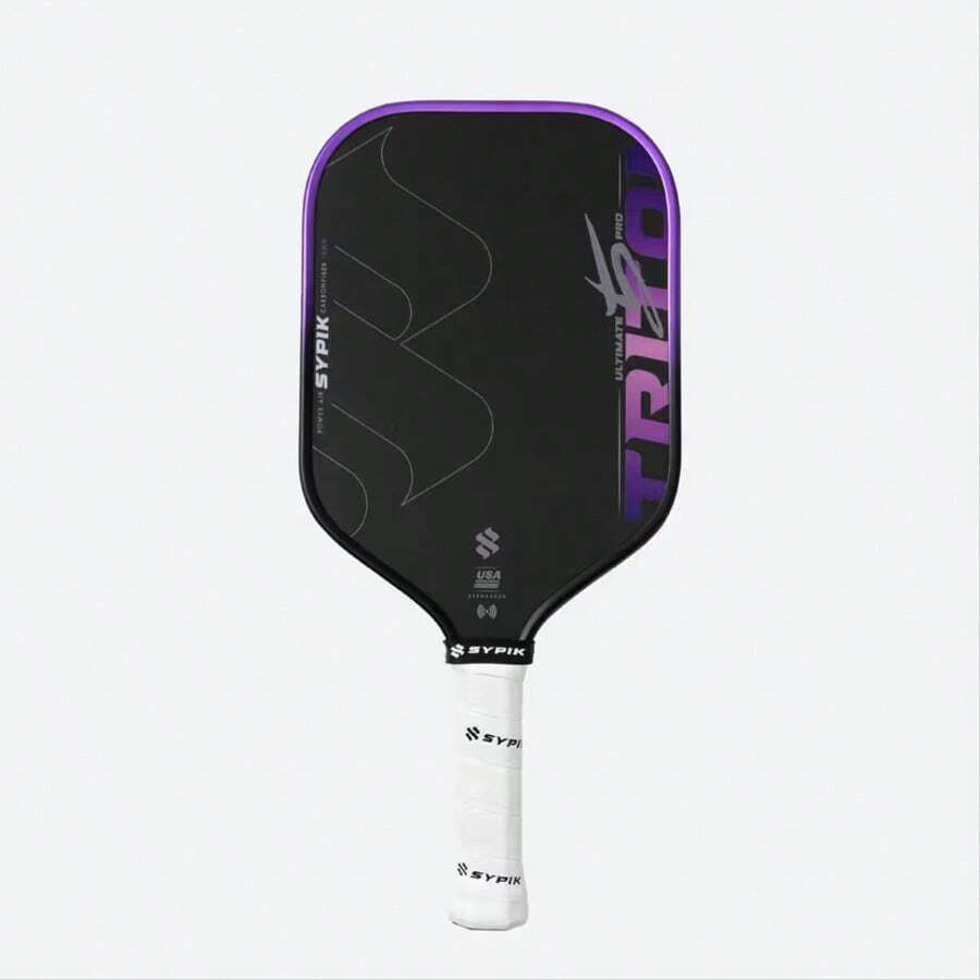 Raket Pickleball SYPIK TRITON 5 PRO ULTIMATE Permukaan Serat Karbon T700 Bersertifikasi USAPA Cengkeraman & Putaran yang Ditingkatkan Inti Sarang Lebah Polipropilen 16MM Cocok Untuk Pemain Pemula Dan Mahir
