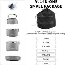 Pentole e parti per picnic - feast4-nero - Visualizzare 5