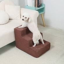 High Resilience, Easy-To-Clean Sponge Pet Stairs, Anti-Slip Fabric, Right-Angle Design, Easy To Use Up And Down, Protects Pet Joints, Multiple Sizes Availabledogs Stuff,Dog Ramp,Dog Bed - Multicolor - View 8