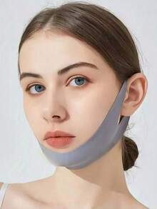 1件裝女款灰色/粉色日夜通用繃帶式眼罩，無縫塑形睡眠眼罩，適合日常配戴，適用於睡眠與居家放鬆，可於看電視、運動或休閒時使用 - 彩色 - 查看 4