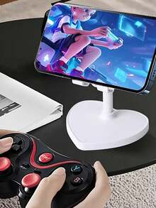 Heart-Shaped Adjustable Foldable Desktop Phone Stand, Adjustable Desktop Phone Holder, Universal Phone And Tablet Desktop Stand - Multicolor - View 5