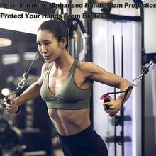 1pc(2pcs/Pack) Professional Fitness Grip, Ergonomic Pull-Up Training Hand Protector, Non-Slip Weightlifting Grip Straps For Men And Women - A - View 5