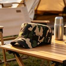 1 Stück Camouflage Flachkappe Baseballkappe, verstellbar und atmungsaktiv, geeignet für Outdoor-Sport, Frühling/Herbst-Reisen, Strandurlaub und Freizeitpartys - Verschiedenfarbig - Übersicht 11