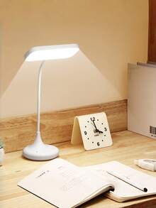 1pc LED Desk Lamp Reading Light, Stepless Dimming, 3 Color Modes, Rechargeable Touch Control, With Stand, 360° Flexible Gooseneck, Suitable For Home Office - Star - View 3