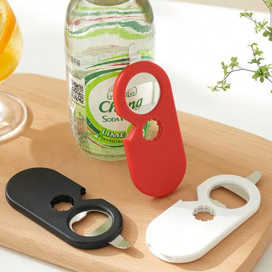 1pc Multifunctional Jar & Bottle Opener Ergonomic Effortless Lid Twist Tool For Seniors Weak Hands Works For Jars Beer Bottles Cans Pull Tabs Kitchen Gadget Holiday Gift