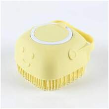 Bàn chải găng tay massage tắm cho thú cưng dùng trong phòng tắm, chất liệu silicone mềm, phù hợp cho chó lớn, chó nhỏ và mèo, dụng cụ chải lông thú cưng - Xem 9