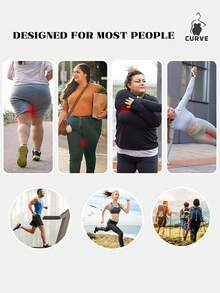 10pcs Unisex Invisible Anti-Chafing Thigh Bands With Curved Non-Woven Fabric Friction Protection Pads, Suitable For Inner Thighs And Calves, Providing Seamless Sweat-Absorbing Protection For Summer, Running And Dresses - Thin style - View 5