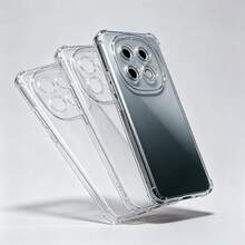 2件裝透明防震手機殼，完美適配 Redmi Note15 4/5G/15C/15/Note 15 Pro/Note 15Pro+/Note 14/Note 13/13/14/15、K70/K80、12C/13C 全系列，透明手機殼，防震保護套，氣囊殼，全包覆軟殼，高透明 TPU 氣囊保護套 - 無色 - 查看 6
