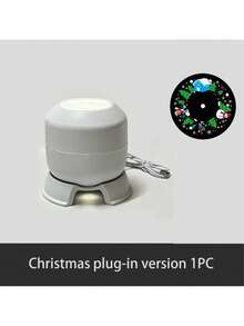 LED Dynamic Projection Light, Creative Ocean, Snowflake, Snowman Projection Night Light, Suitable For Room, Living Room, Party, Holiday, Birthday Decoration Gift Atmosphere Projection Light - Projector Lamp - View 10