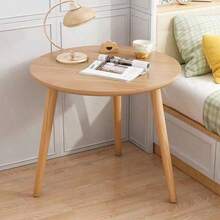 Portable Reception Table, Small Round Coffee Table, Space-Saving Sturdy Side Table, Perfect For Office, Living Room, Bedroom, Decor And Dining Room Use. (Please Check Dimensions Before Ordering) - Multicolor - View 8