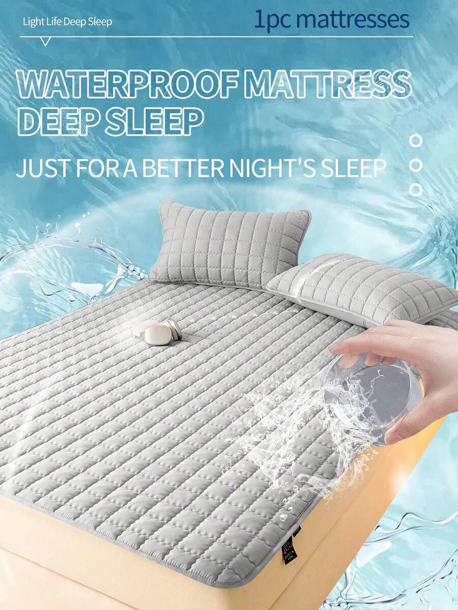 Mattress Protectors & Encasements - Grey - View 1