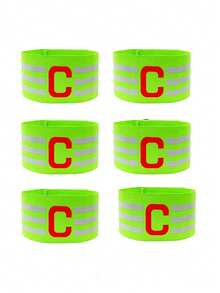 Football Sports Accessories Anti-Slip Captain C Armband Sleeve Patch Green Yellow Blue Orange Red Fuchsia 6 Colors Available - Multicolor - View 10