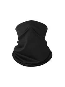 1pc Unisex Solid Color Balaclava Face Mask, Ski Mask, Football Sports, Lightweight, Sun Protection, Cycling - Multicolor - View 19