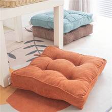 1pc Thickened Chair Cushion | Washable, Breathable & Soft, Thick Seat Pad, Suitable For Office And Home Use - Multicolor - View 4