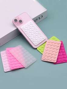 Double-Sided Silicone Pad For Phone Mounting, Suction Cup Adhesive Silicone Rubber Suction Pad - Multicolor - View 7