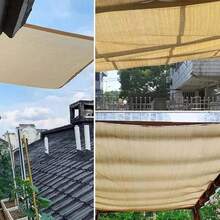 Redes de sombra de 3 x 3 m, 3 x 5 m y 4 x 6 m, con un 95 % de protección contra la luz solar y los rayos UV, resistentes al viento y al agua, con 28 metros de cuerda de sujeción y 4 ganchos metálicos incluidos, aptas para patios, cocheras, balcones y cualquier espacio al aire libre. Disponibles en amarillo y negro - Amarillo 3M*3M - Ver 2