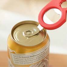 1pc Multifunctional Jar & Bottle Opener Ergonomic Effortless Lid Twist Tool For Seniors Weak Hands Works For Jars Beer Bottles Cans Pull Tabs Kitchen Gadget Holiday Gift - Multicolor - View 10