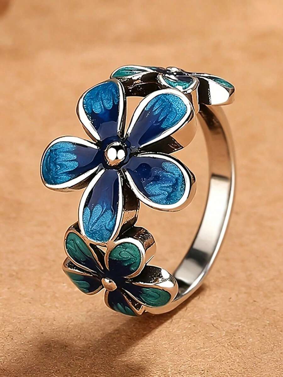 1pc Exquisite Ring Women Wedding Engagement Party Jewelry Valentine's Day Gift
