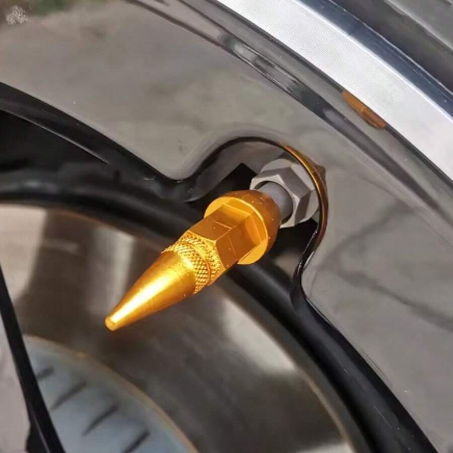 4Pcs Bullet Valve Caps Car Motorcycle Wheel Tire Valve Caps Dustproof ...
