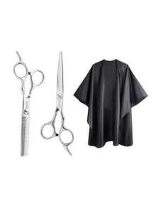 HIENA Silver Professional Hair Clipper Set, Precise Trimming, Soft Thinning, Hairstyle Styling And Contour Modification, Manually Adjustable Scissors, Designed To Create A Salon Level Experience, Suitable For Home Use And Professional Hairdressers - Silver - View 12
