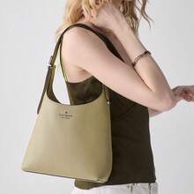 Kate Spade حقيبة كتف بوهيمية للنساء KS 454، حقيبة يد أنيقة، مناسبة للحفلات والتسوق، حقيبة كروس بودي صغيرة بتصميم بسيط - اخضر زيتون - مشاهدة 2
