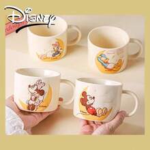 Disney 官方正版聯名可愛卡通陶瓷馬克杯，居家水杯牛奶杯，Light Thoughts 美食時光 - 彩色 - 查看 2