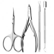 1/3/4pcs Professional Nail Tool Set, Nail Clippers And Nail Pliers, Sharp Stainless Steel Cuticle Remover, Salon And Home Nail Care Supplies, High Quality Set, Suitable For Everyone - Multiple Styles - View 12