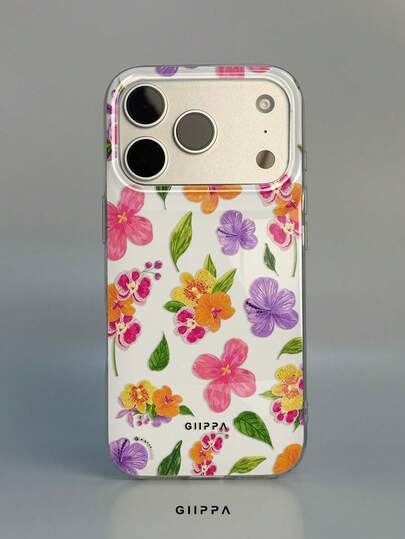 GIIPPA 1 buah Casing Ponsel Motif Bunga Campuran Aneka Warna, Kompatibel dengan Ponsel 17 Pro Max, 16 Pro Max, 15 Pro Max, 14 Pro Max, Casing Ponsel Modis Gaya Korea Kelas Atas, Cocok untuk 11/12/13/14/15/16 Pro Max Plus, Desain Elegan untuk Pria dan Wanita, Hadiah Sempurna untuk Pacar di Hari Natal, Hari Valentine, Paskah, Musim Pernikahan, dan Ulang Tahun!