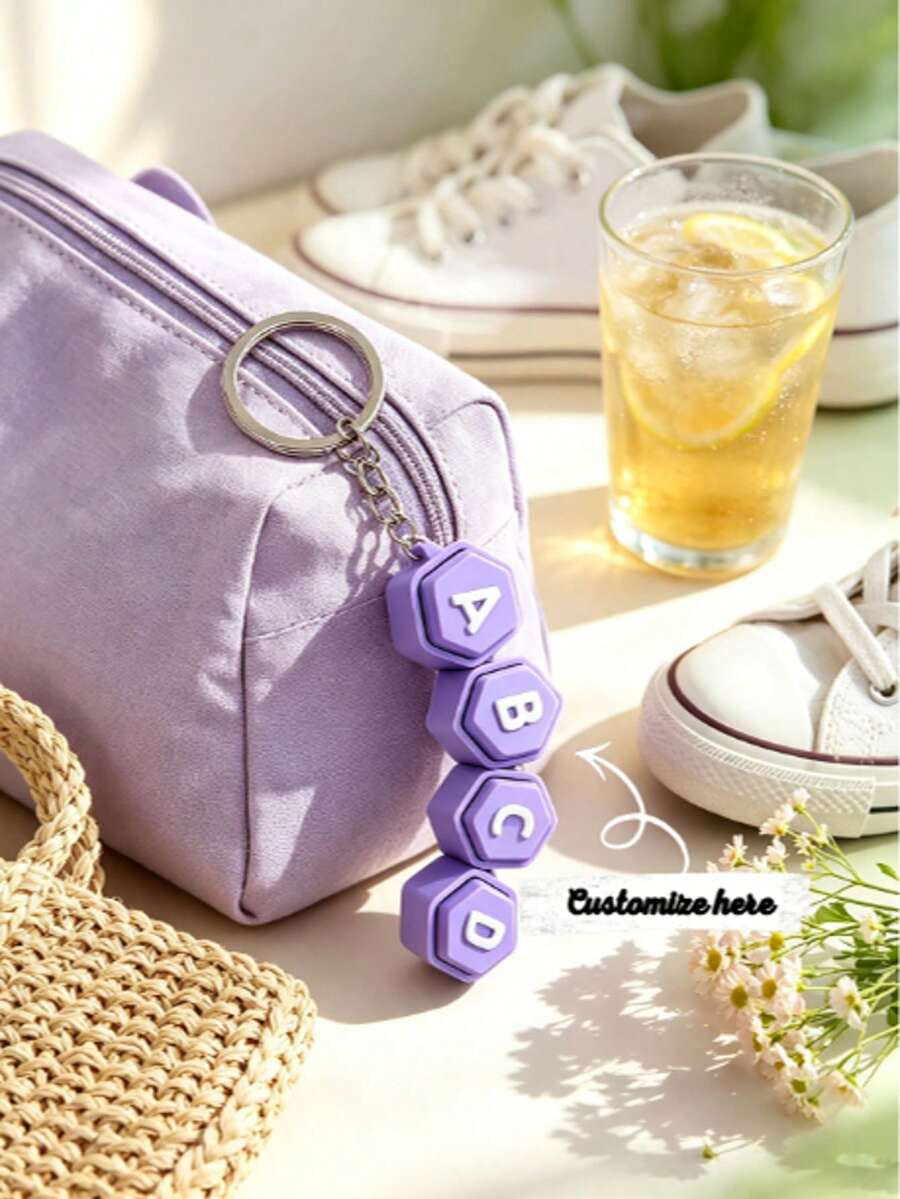 Personalized Name Keychain, Mechanical Keyboard Clicky Stress Relief Toy, ASMR Cherry MX Switch Pendant - Multicolor - View 1