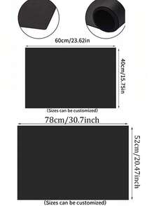 耐熱矽膠爐灶墊（不可直接用於感應爐），適用於陶瓷檯面、感應爐和玻璃爐灶，廚房碗盤瀝水墊，黑色格紋設計，耐用時尚廚房配件，爐灶墊，時尚廚房用品 - 彩色 - 查看 8