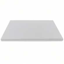 Cutting Board Kitchen Stainless Steel Chopping Board W/ Front Overhang 50*40*1.5 - Silver - View 5