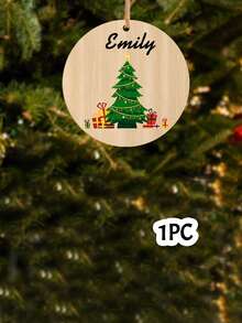 LICVIC Custom Name Christmas Ornament, Festive Deer Santa Tree Hanging Decor, Personalized Xmas Tree Pendant, Customized Wall Hanging Keepsake, Customizable Holiday Home Decor, Christmas Party Gift, New Year Gift, Christmas Gift, Gifts For Family And Friend - Style a - View 17