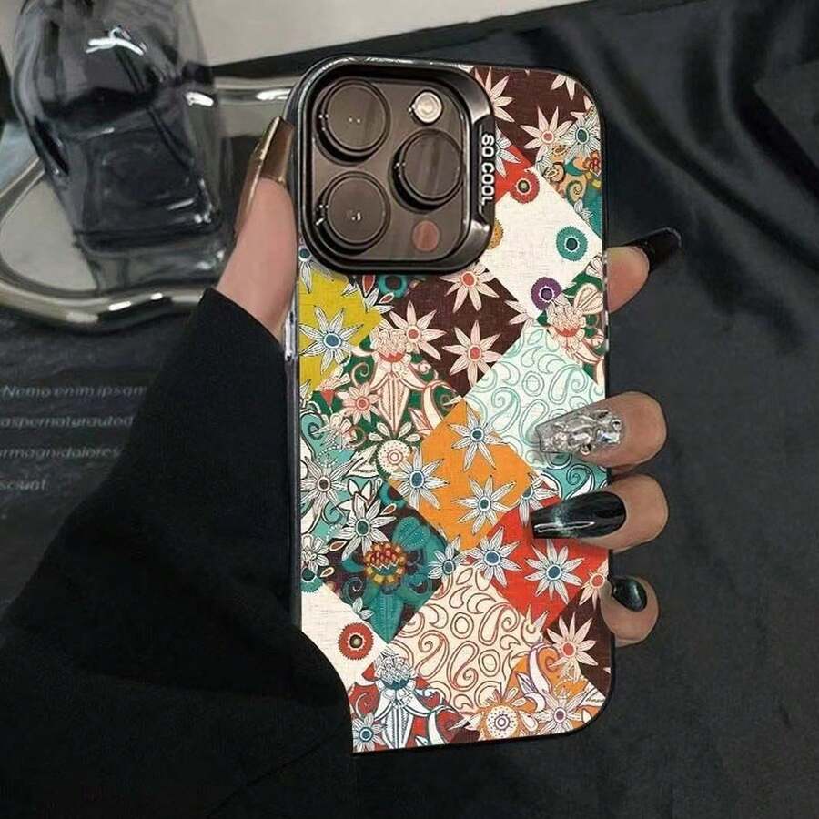 [24-Hour On-Site Shipping]Four Seasons Flower Language Phone Case, Suitable For Apple 15Promax, IPhone16Pro With Floral Pattern, 144Pro With Pattern, 17Air - 圖片1PCS - 查看 1
