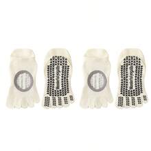 2 Pairs Of Five-Finger Pilates Yoga Socks For Women, Professional Anti-Slip, Indoor Use Only, Suitable For Sports, Dance - Multicolor - View 13