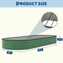 Nursery Trays & Lids - Green With Anti-cut Strips 240*120*45cm - View 2