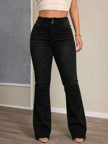 Women Jeans - 燧石 - 查看 2