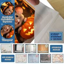 1/5pcs Halloween Cute Mouse Hole Wall Sticker, Cute Animal Pattern, Waterproof PVC Self-Adhesive, Suitable For Living Room - Bedroom - Kitchen - Entrance - Wall Corner Decoration, Halloween Decoration - Mouse Hole Sticker - View 3