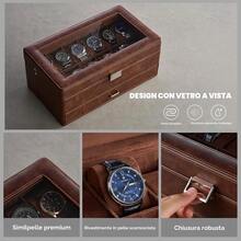 Cajas y organizadores de relojes - Marrón - Ver 4