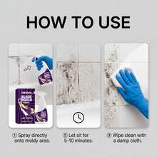 Jakehoe Black Mold Remover, Menghilangkan Noda Jamur dengan Lembut dan Mengurangi Bau, Membersihkan Nat Ubin, Cocok untuk Penggunaan Rumah Tangga Sehari-hari, Hadiah yang Bagus untuk Keluarga dan Teman, Sangat Cocok untuk Hadiah Liburan - mencampur - View 3