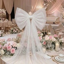 White Pearl Tulle, Gift Bag Tulle Packaging, Suitable For Valentine's Day, Wedding Party Gift Bags - Multiple Pieces Polyester Mesh Gift Packaging, Suitable For Wedding Decoration And Celebration Events, Wedding Gifts - Multicolor - View 12