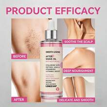 LINKEVAP Strawberry & Vanilla After Shave Oil - Moisturizing & Soothing Oil For Smooth, Hydrated Skin, Ideal For Women's Shaving Care - 1 - View 6
