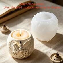 SUPWANPENG 1pc Resin Silicone Mold, Vintage Fairy Relief Design DIY Handmade Casting Silicone Mold, Can Make Flower Pots, Pen Holders, Candle Holders, Key Storage Boxes, Compatible With Resin, Gypsum, Clay, Concrete, Cement Materials, Create Desktop Succulent Plant Decor, Suitable For Home Decoration, Valentine's Day, Mother's Day, Father's Day, Christmas Handmade Creative Gift Mold - No BD0665 Mold - View 6