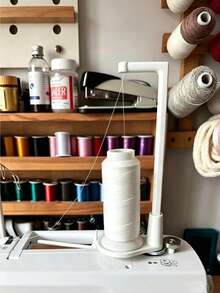 Large Capacity Vertical Thread Spool Holder For Sewing Machines, With Anti-Tangle Guide Structure, Universal Fit For Most Home Sewing Machines And Overlockers - Multicolor - View 7
