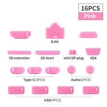 Universal Silicone Dust Plug For Laptop Computer USB Port, Type-C, RJ45 Network, Audio Jack - View 10