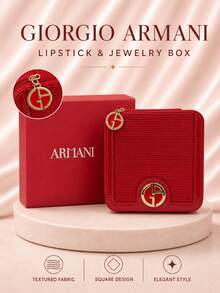 Giorgio Armani 阿瑪尼紅色化妝盒 - 紅色 - 查看 2