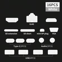 Universal Silicone Dust Plug For Laptop Computer USB Port, Type-C, RJ45 Network, Audio Jack - View 13