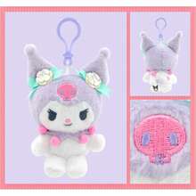 Official Sanrio Flowers Ornament Plush Keychain/Bag Charm.Super Soft And Fluffy,An Ideal Gift Suitable For Fans Playing,As Cute Backpack Accessories. - Multicolor - View 6